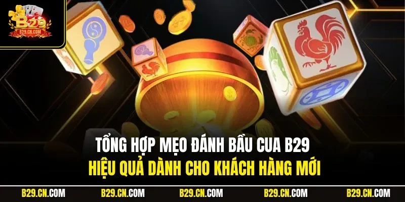 Tổng hợp mẹo đánh bầu cua B29 hiệu quả dành cho khách hàng mới
